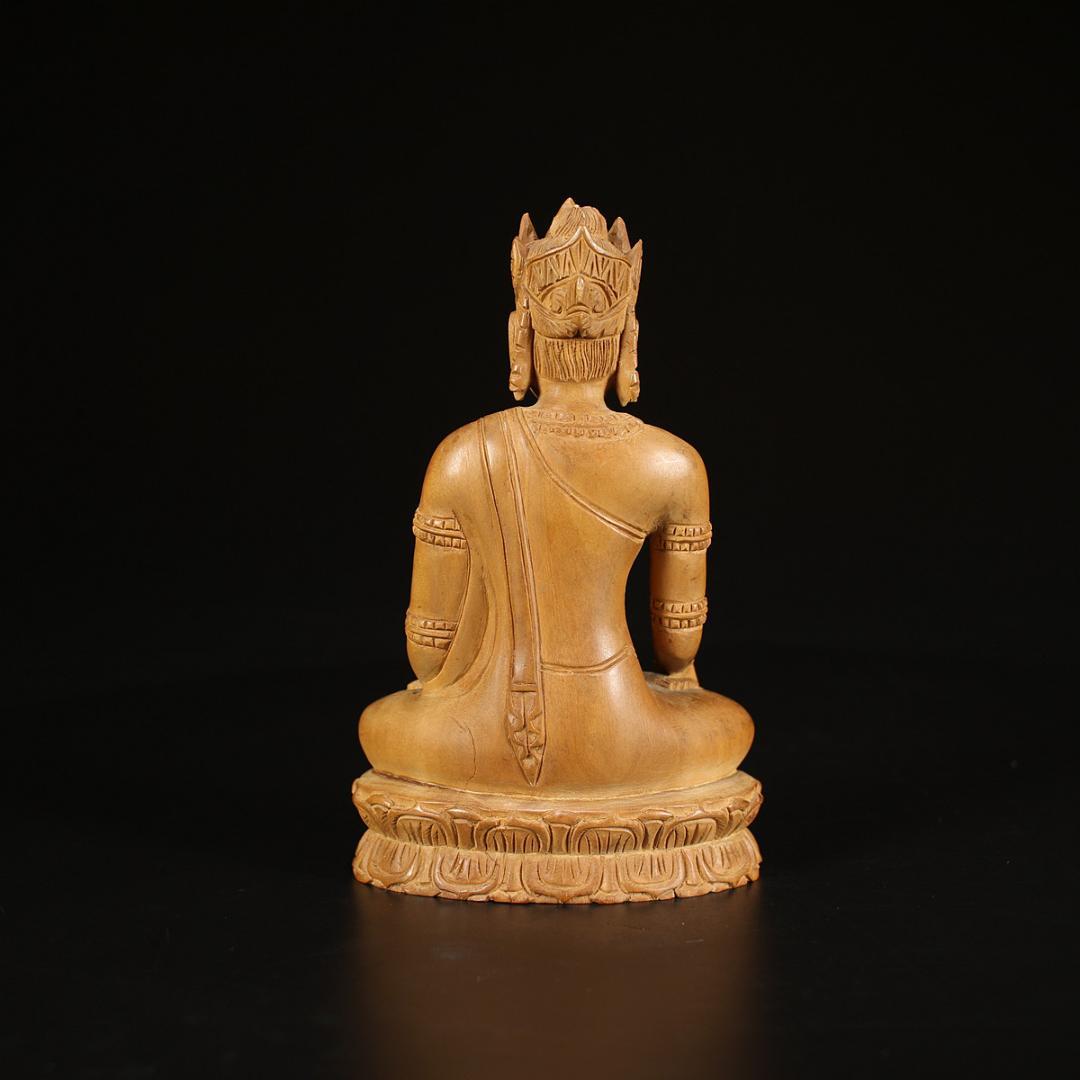 唐物 【白檀】 香木製 仏像 置物  美品