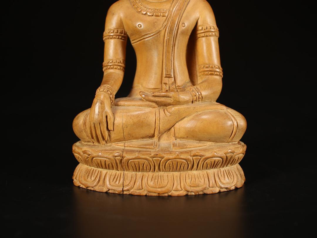 唐物 【白檀】 香木製 仏像 置物  美品
