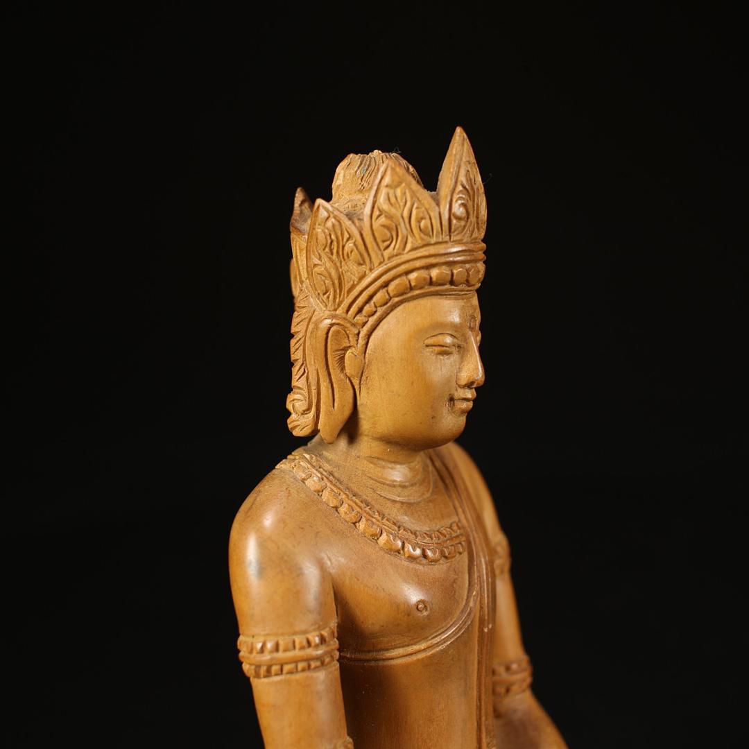 唐物 【白檀】 香木製 仏像 置物  美品