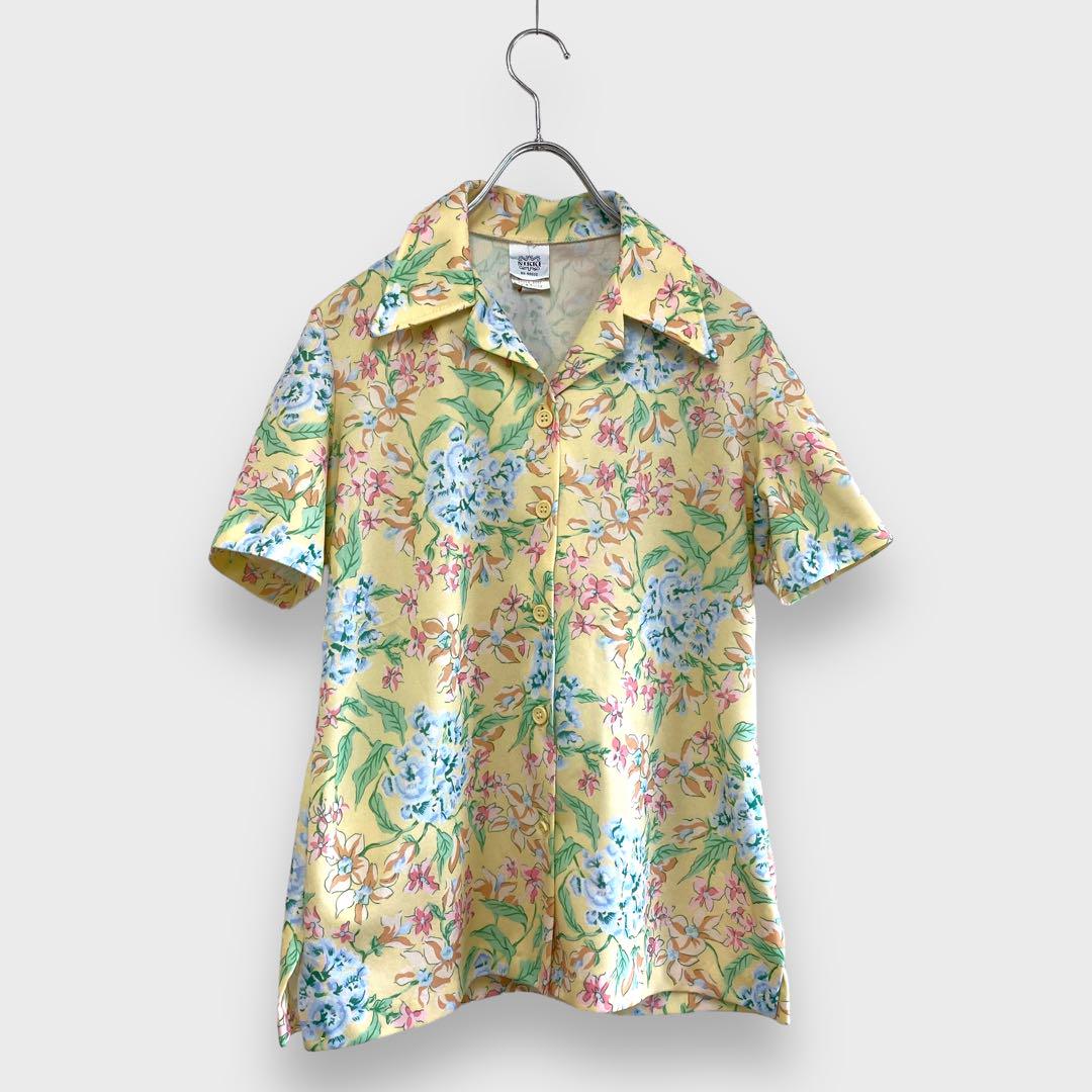 3点¥10,000 ビンテージ 古着 卸 レトロ 花柄シャツ デザイン