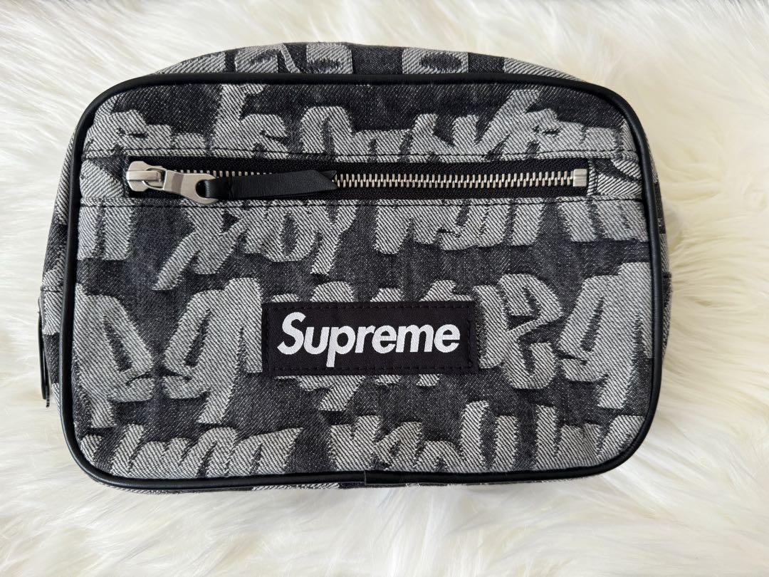Supreme Denim Waist Bag Black 22ss