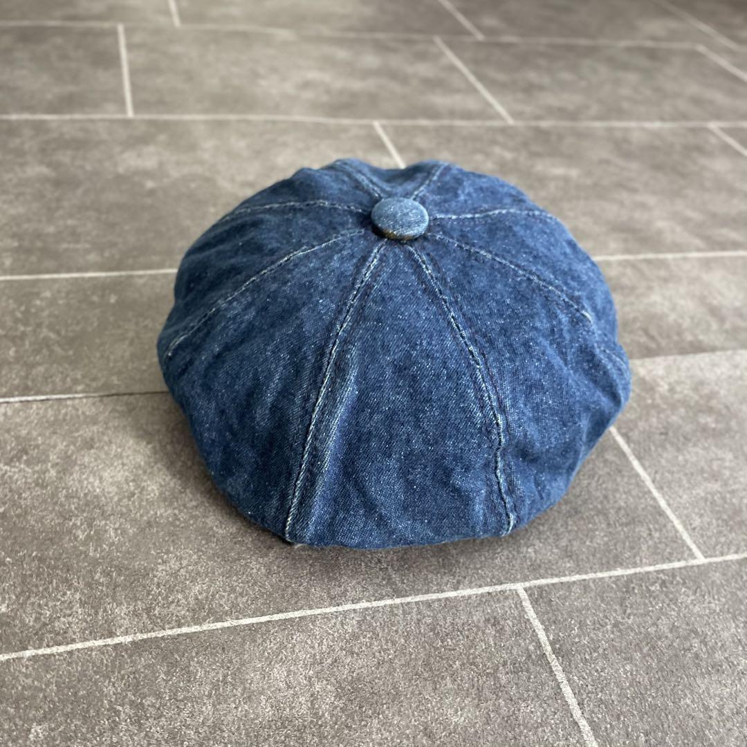 NEW YORK HAT USA製 デニムキャスケット 帽子 インディゴ L