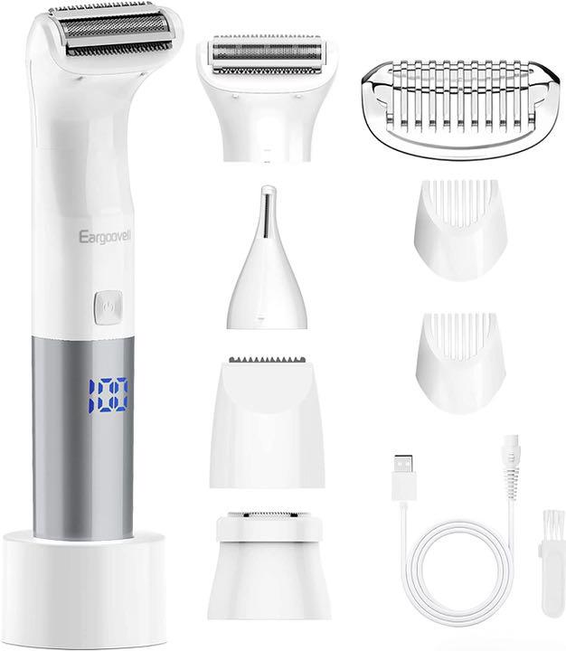 レディースシェーバー 女性用 22最新 1台4役 Ledディスプレイ 電気 おすすめ特集