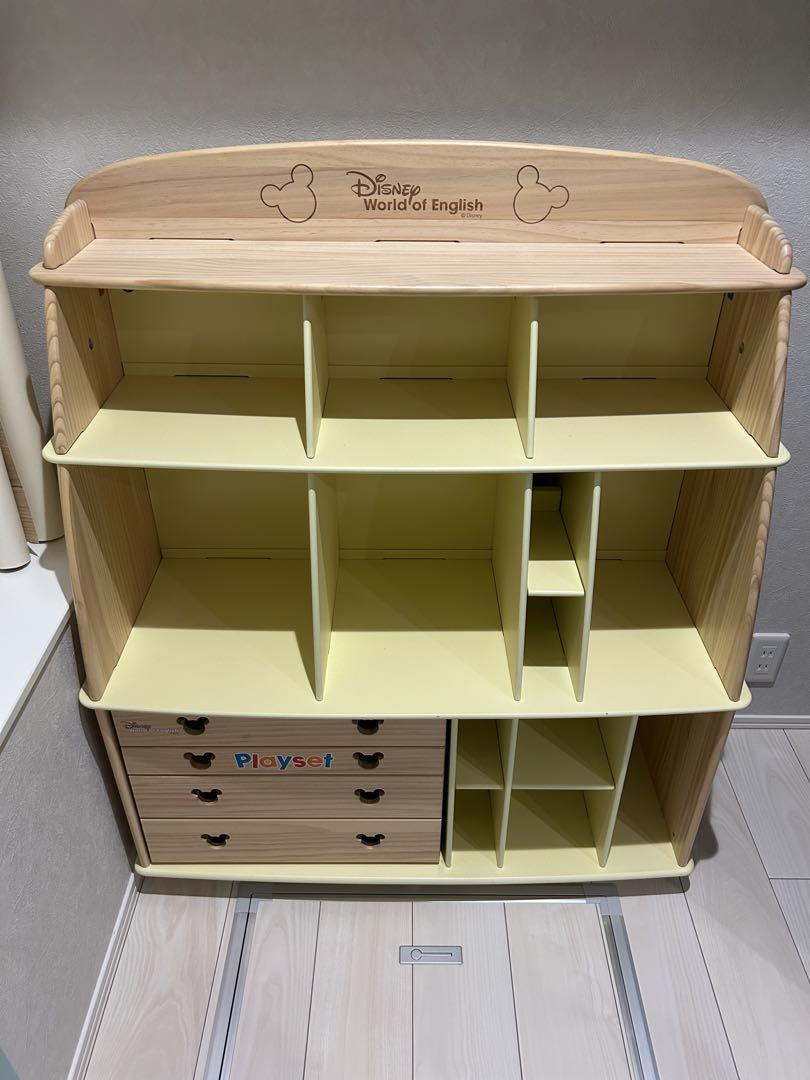 DWE Disney World of English 絵本ラック 収納棚 - メルカリ