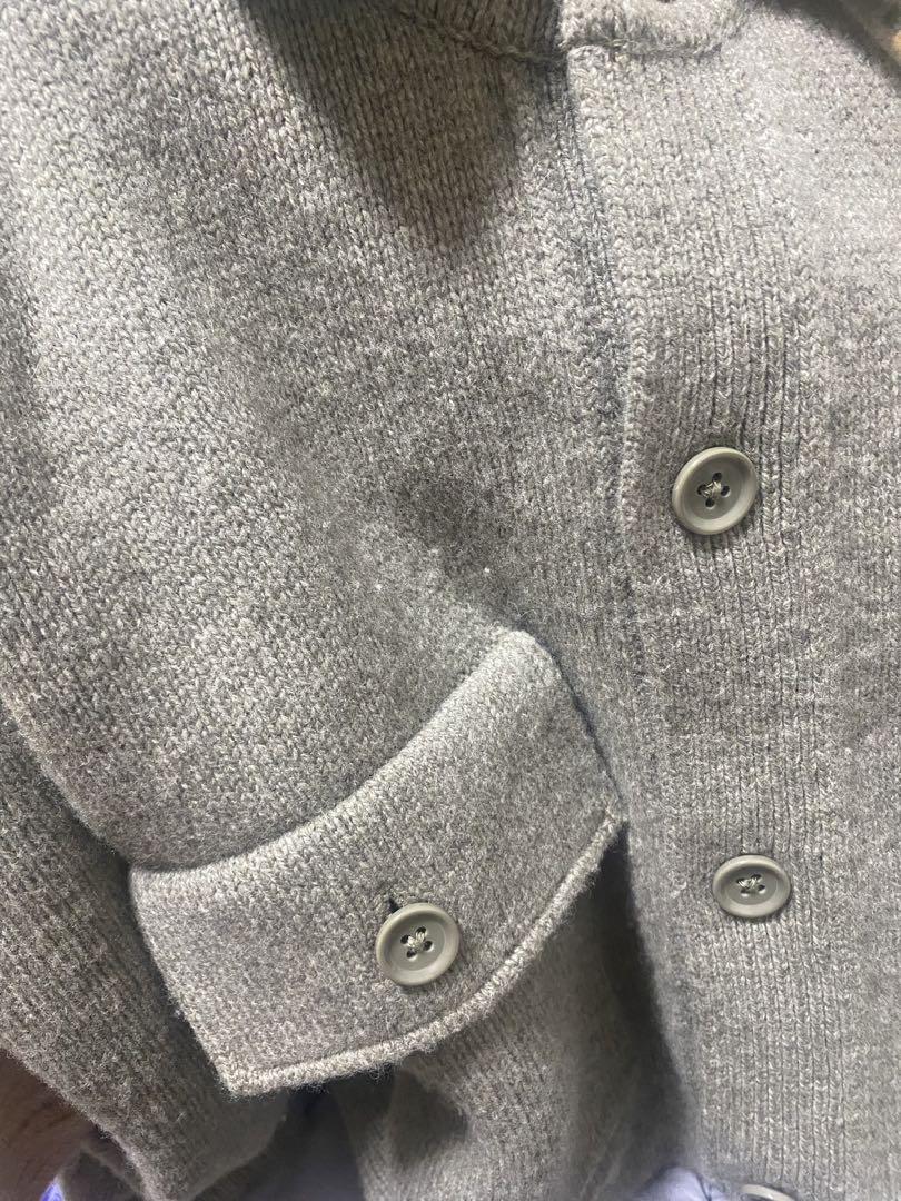 UNIQLO U ラムニットジャケット グリーン | ショッピング直販店