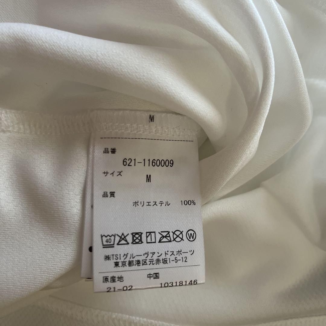 ping ピン　ビックロゴサッカーボール　JQポロシャツ　半袖　ゴルフ M WH