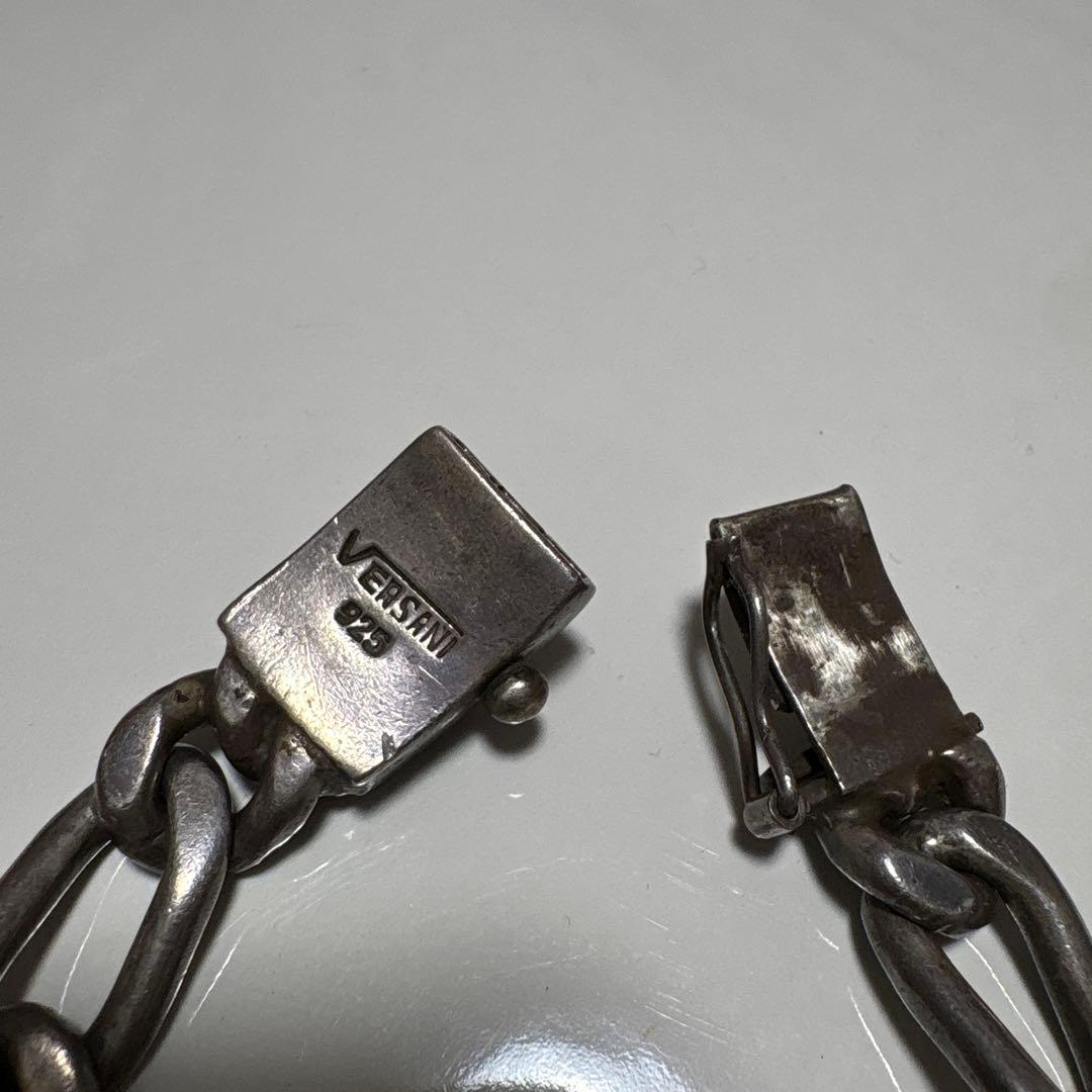 ベルサー二 VERSINI シルバーチェーンビンテージブレスレット ベルサー二 VERSINI シルバーチェーンビンテージブレスレット