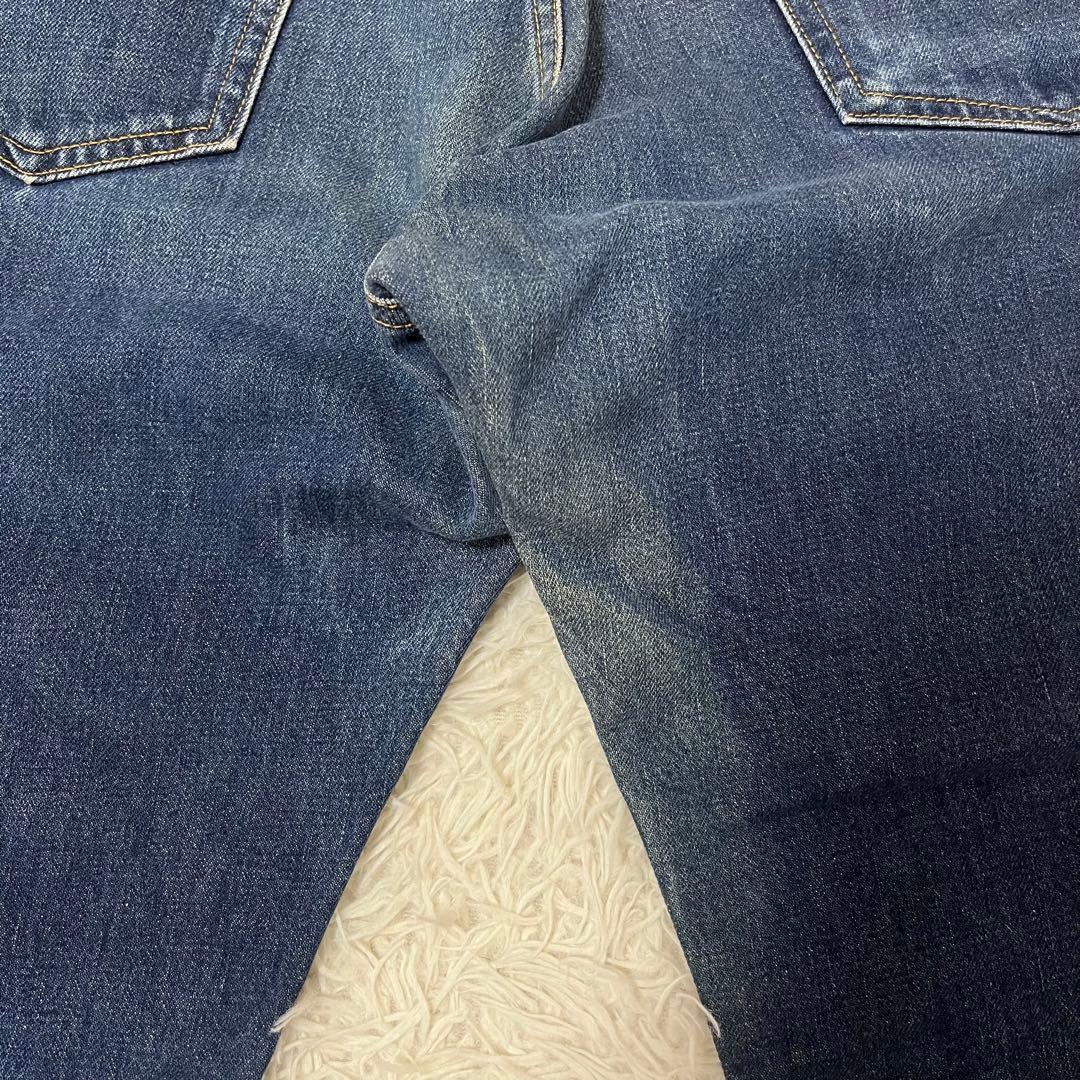 紺タグ old stussy 90s USA製 ボタンフライ ストレート W34 紺タグ old stussy 90s USA製 ボタンフライ ストレート W34