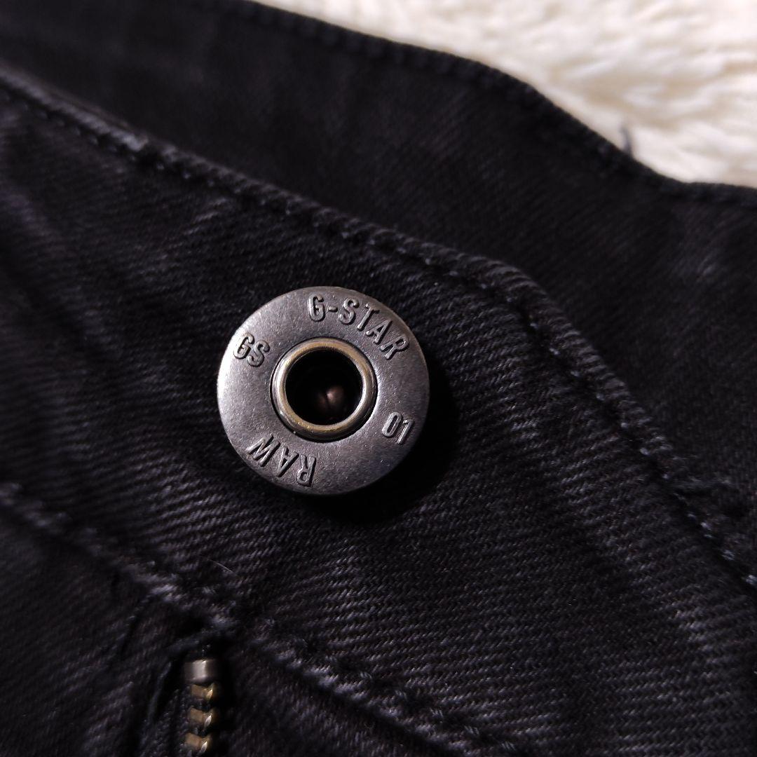 G-STAR RAW D-STAQ 3D SLIM ブラックデニム ストレッチ
