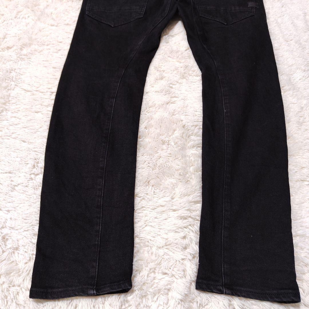 G-STAR RAW D-STAQ 3D SLIM ブラックデニム ストレッチ