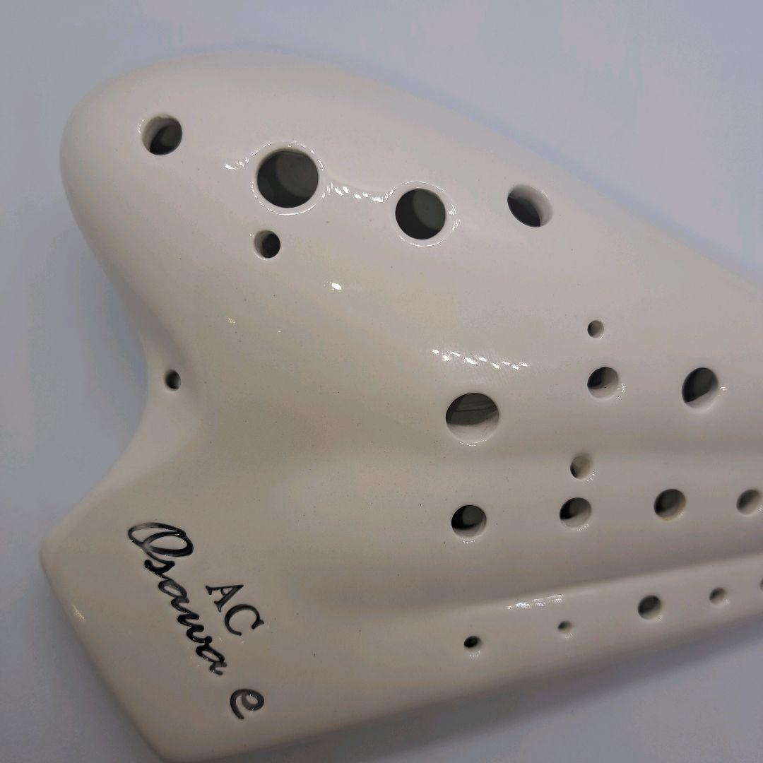 Osawa オオサワ トリプルオカリナ 磁器製 Te アルトC管 ケース付