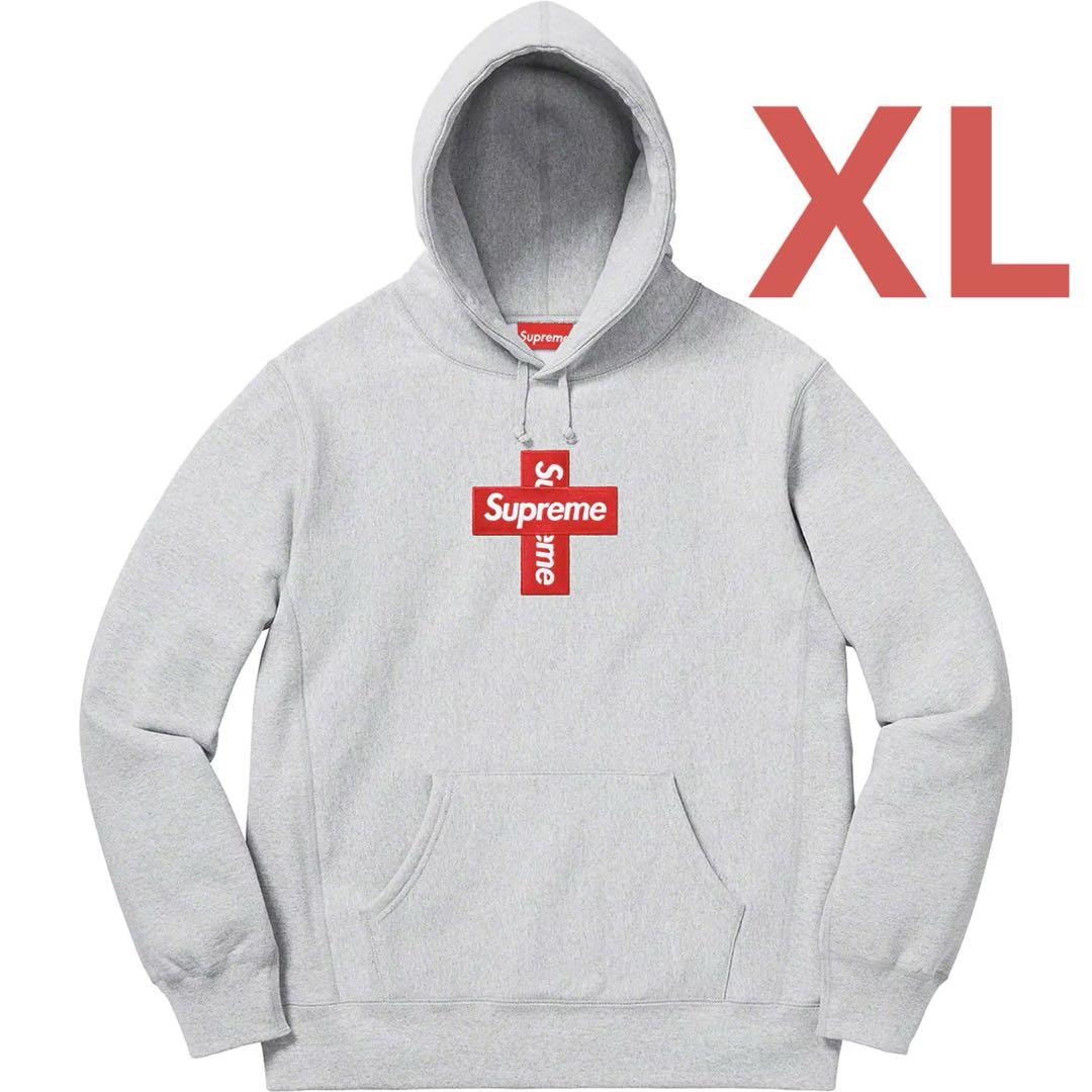 Supreme Cross Box Logo Hooded Sweatshirt