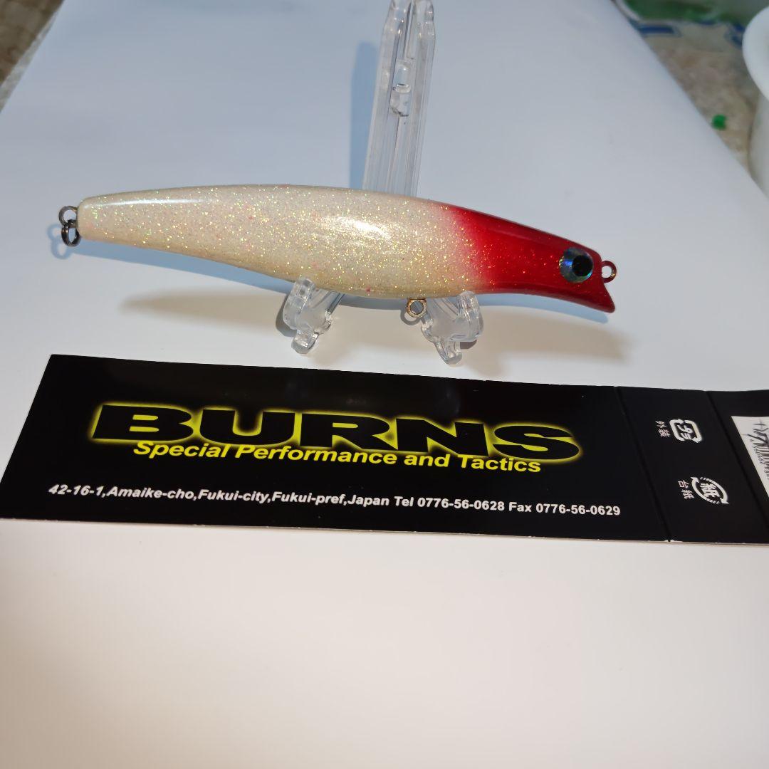 BURNS ミノー 12cm レッド/ホワイト　ガグー