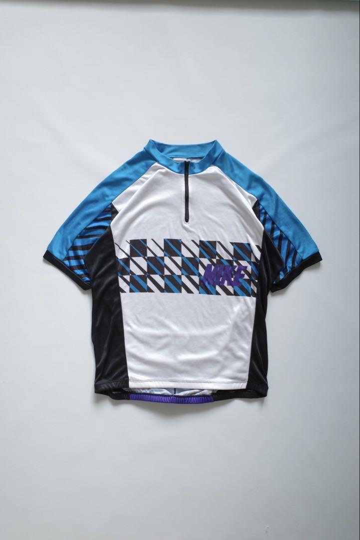 90's NIKE 半袖 サイクリングジャージ M