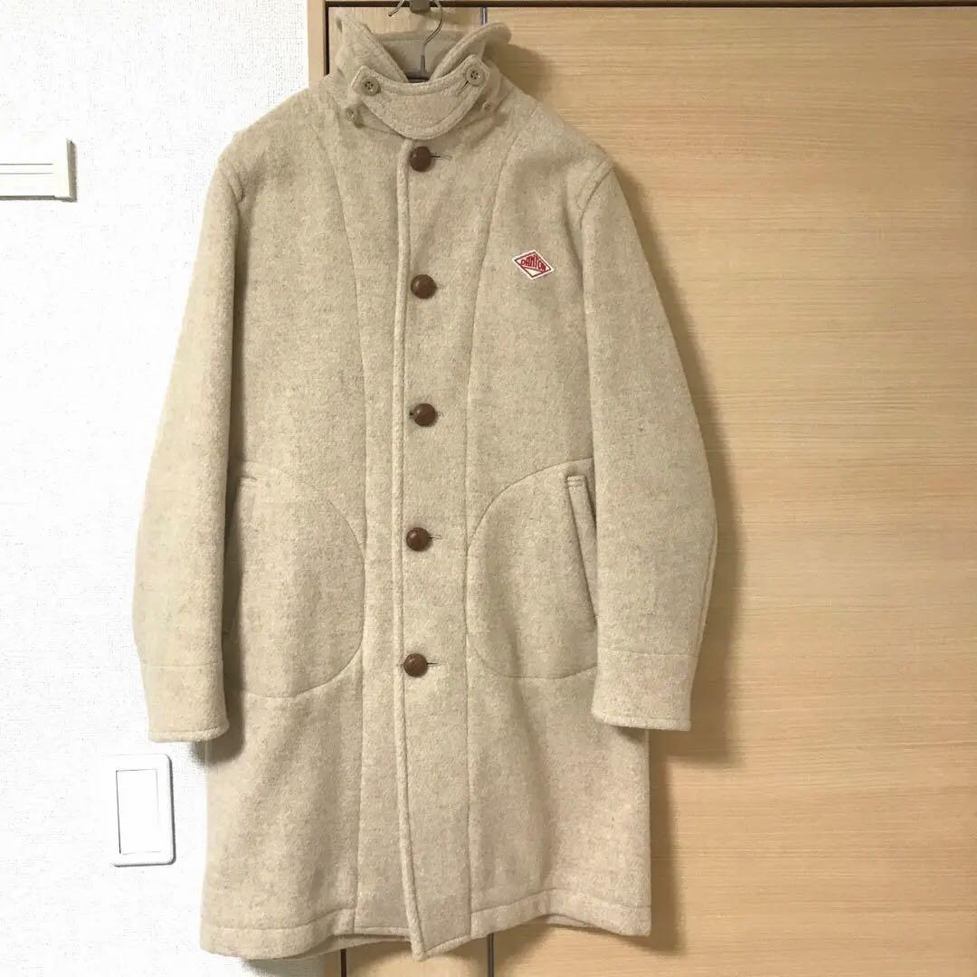 ✨美品✨ DANTON 36 ウールモッサ フードコート チャコールグレー