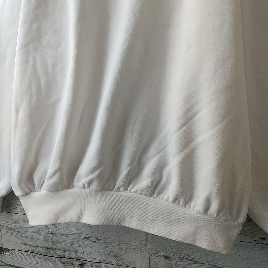 希少☆80s アディダス 刺繍ロゴ 太アーム スウェット XL