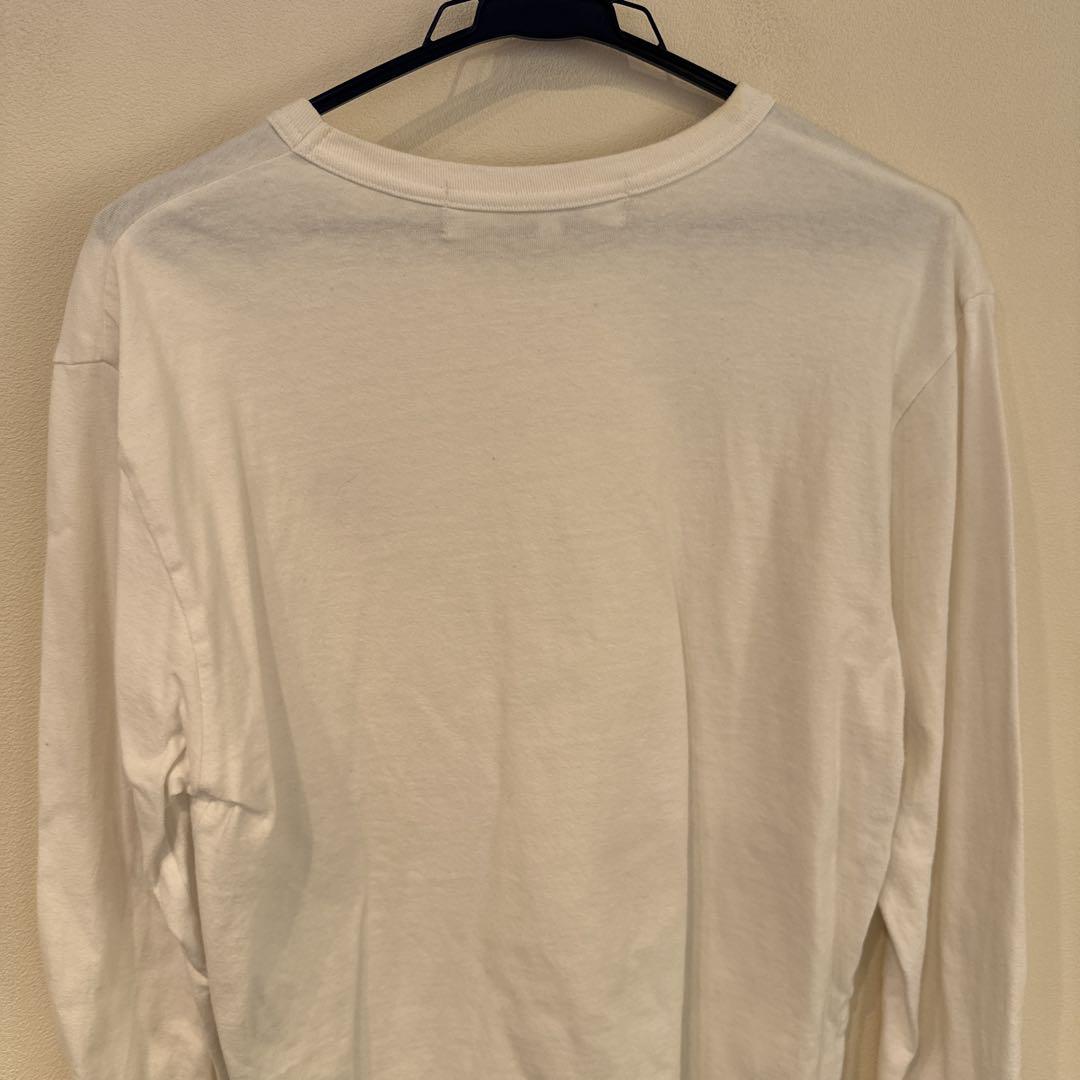 値下げ☆PLAY COMME des GARÇONS M ホワイト長袖カットソー
