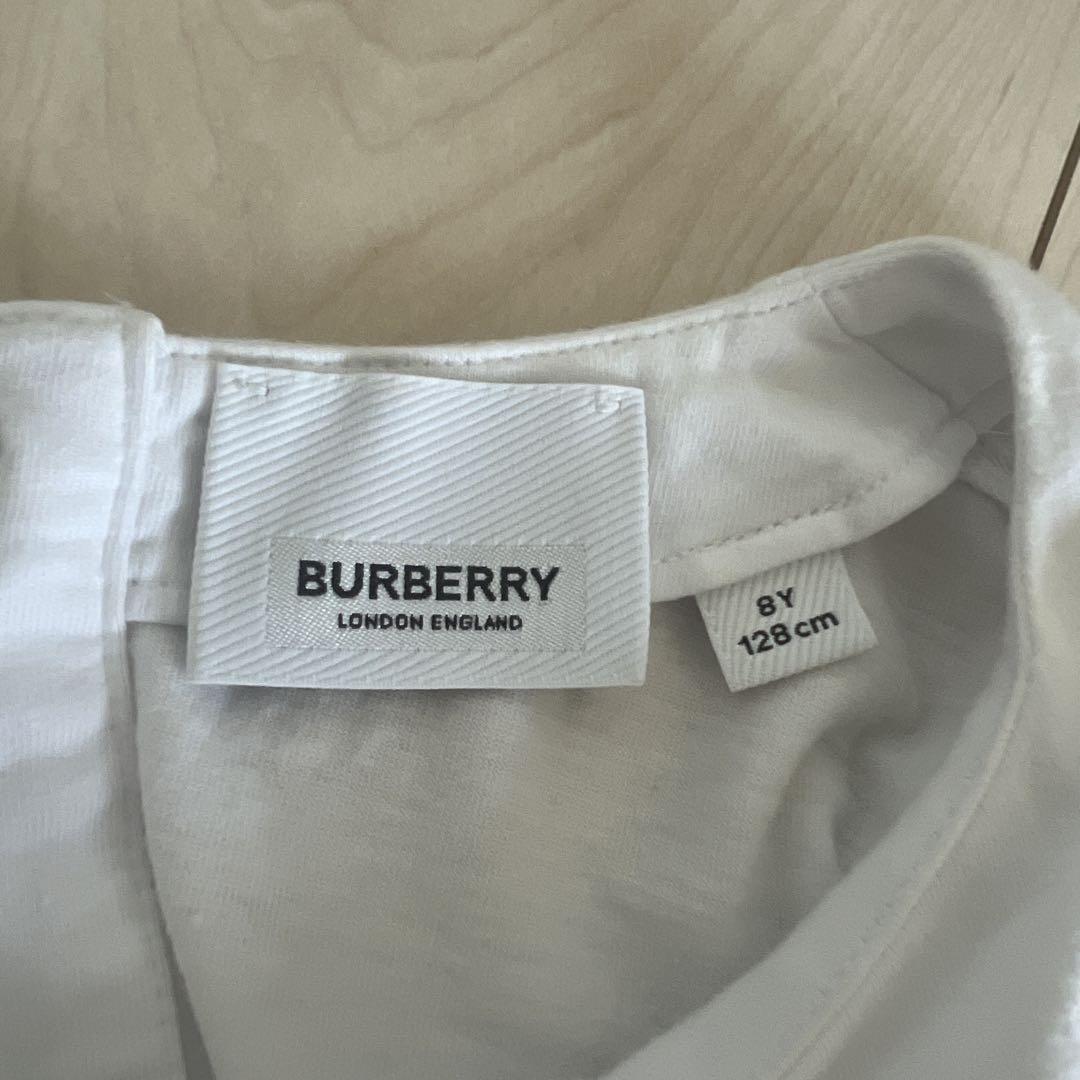 BURBERRY - バーバリー キッズ 現行タグ ノースリーブ ポロ