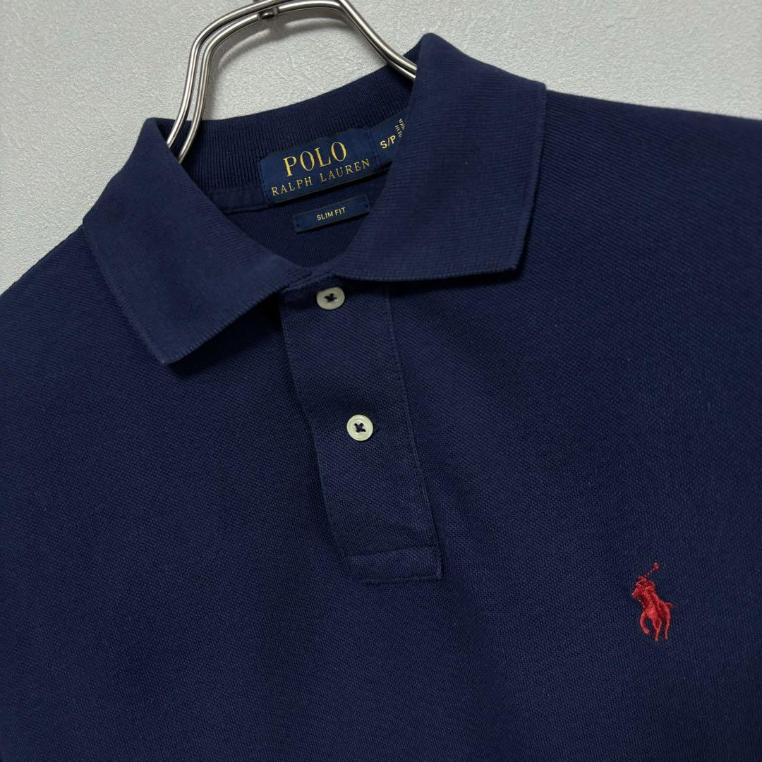 POLO Ralph Lauren ポロ ラルフローレン ポロシャツ 紺 赤