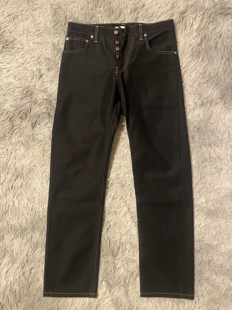 HELMUT LANG ブラック ストレートデニム