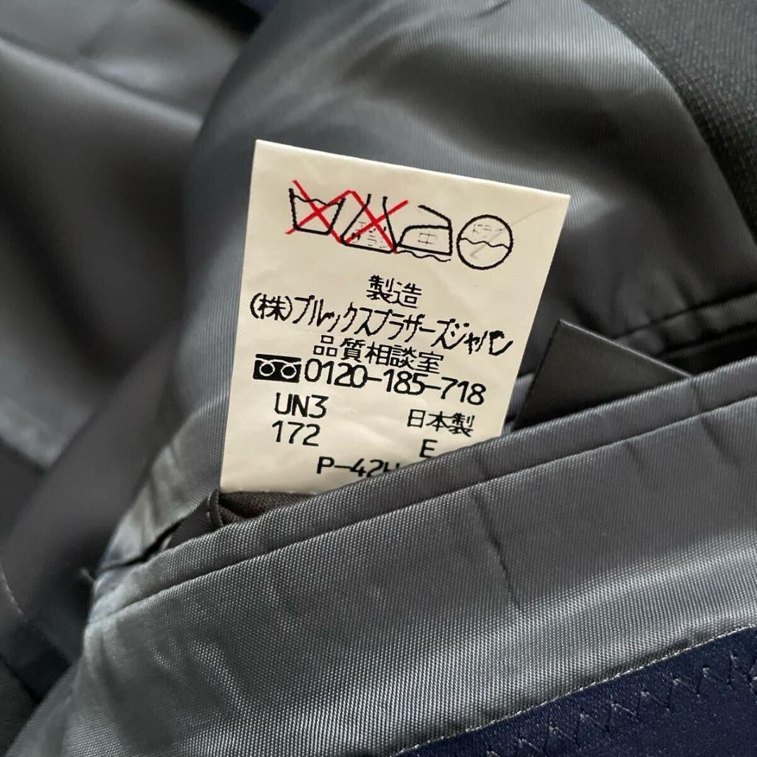 【美品】【日本製】ブルックスブラザーズ ブラック シングル スーツ