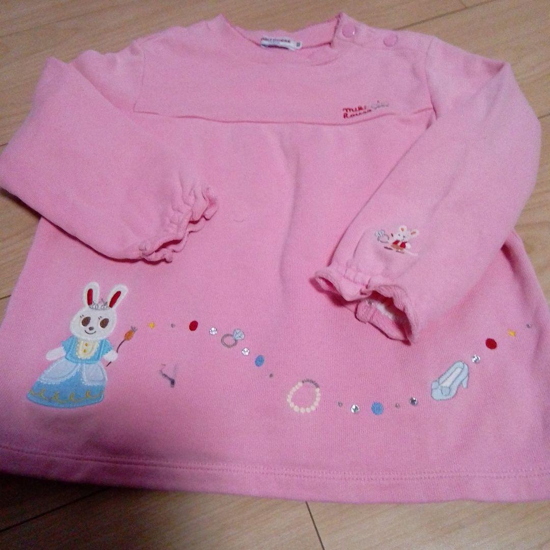 【リボンししゅう】PINK HOUSE ウサギ刺繍 　トレーナー リボンししゅう様専用】PINK HOUSE ウサギ刺繍 トレーナー