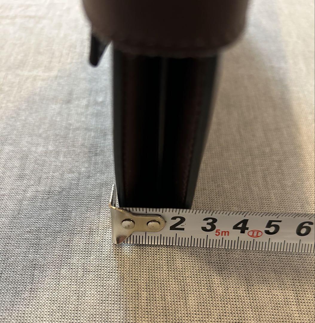 お値下げ　正規品　エルメス財布　ケリーウォレット　濃茶色
