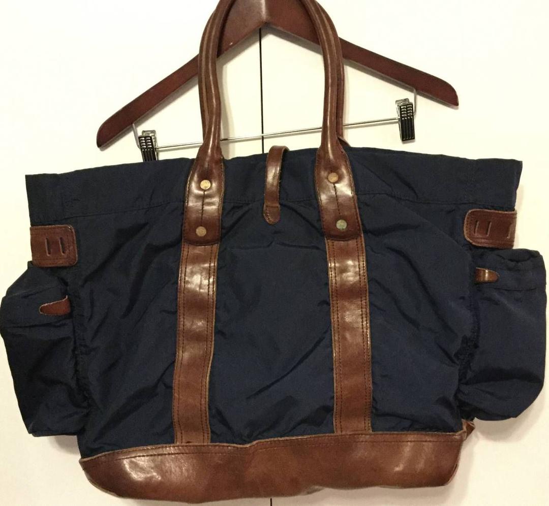 入手困難POLOポロラルフローレントートBAGレザー革ネイビー紺ヨセミテ幻鞄