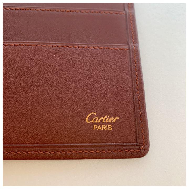 在庫あ Cartier 札入れ マネークリップ 美品 kfbxd-m65386732522 カルティエ マストライン 二つ折り 格安人気SALE