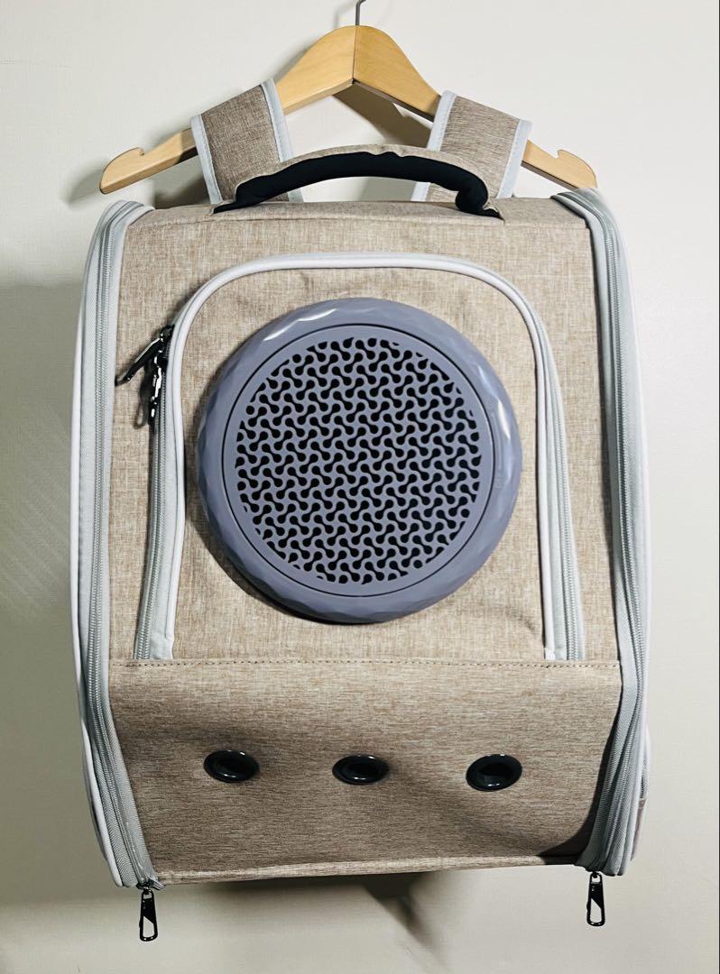 リュック型ペットキャリー ベージュ 小型犬・猫用