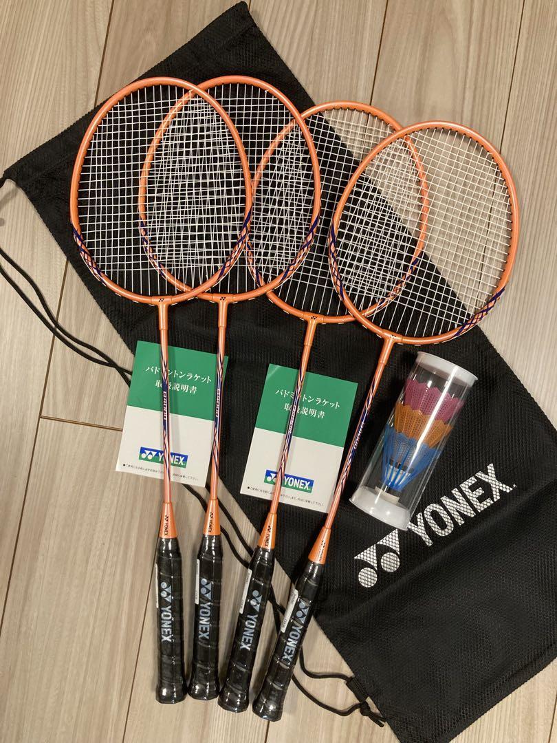 YONEX バトミントンラケット4本セット sportsjima_badminton1