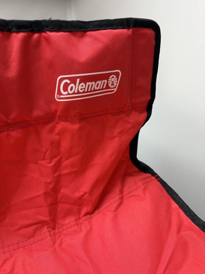 Coleman アウトドアチェア 4脚セット レッド