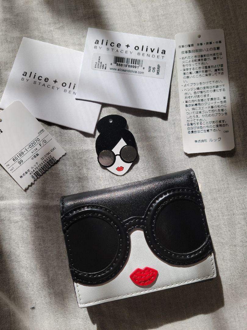 最新入荷 折り財布-【お値下げ⚠】アリスアンドオリビア 三つ折 財布