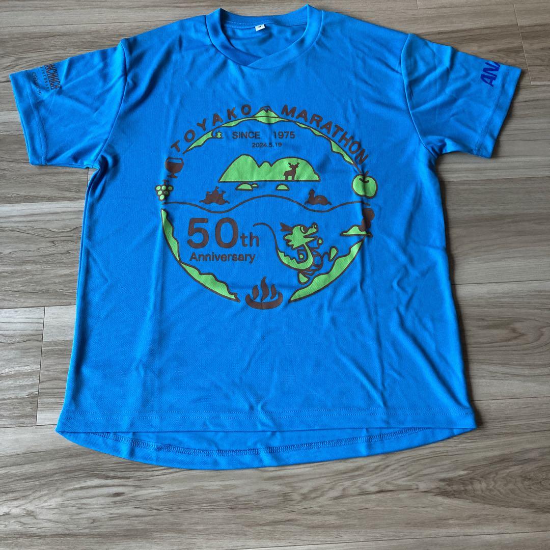 2024年ANA洞爺湖マラソン 半袖TシャツMサイズ、トートバッグ