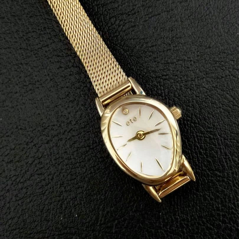 人気 ete ダイヤモンド レディース 腕時計 美品 人気 ete ダイヤモンド レディース 腕時計 美品