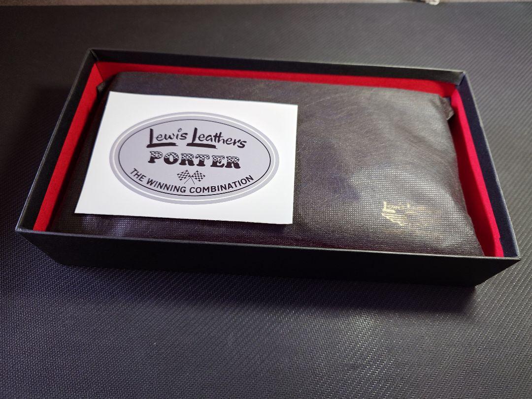 Lewis Leathers × PORTER コラボ/表参道/ブルー 長財布