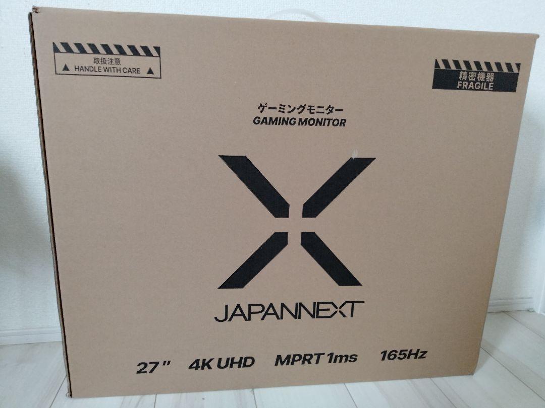 JAPANNEXT 27インチ 4K ゲーミングモニター