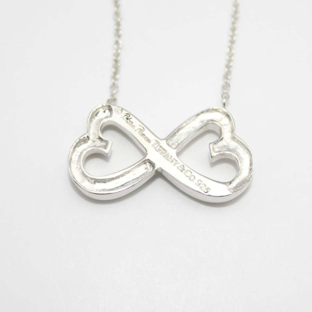 美品 Tiffany&Co. ティファニー ダブル ラビングハート ネックレス