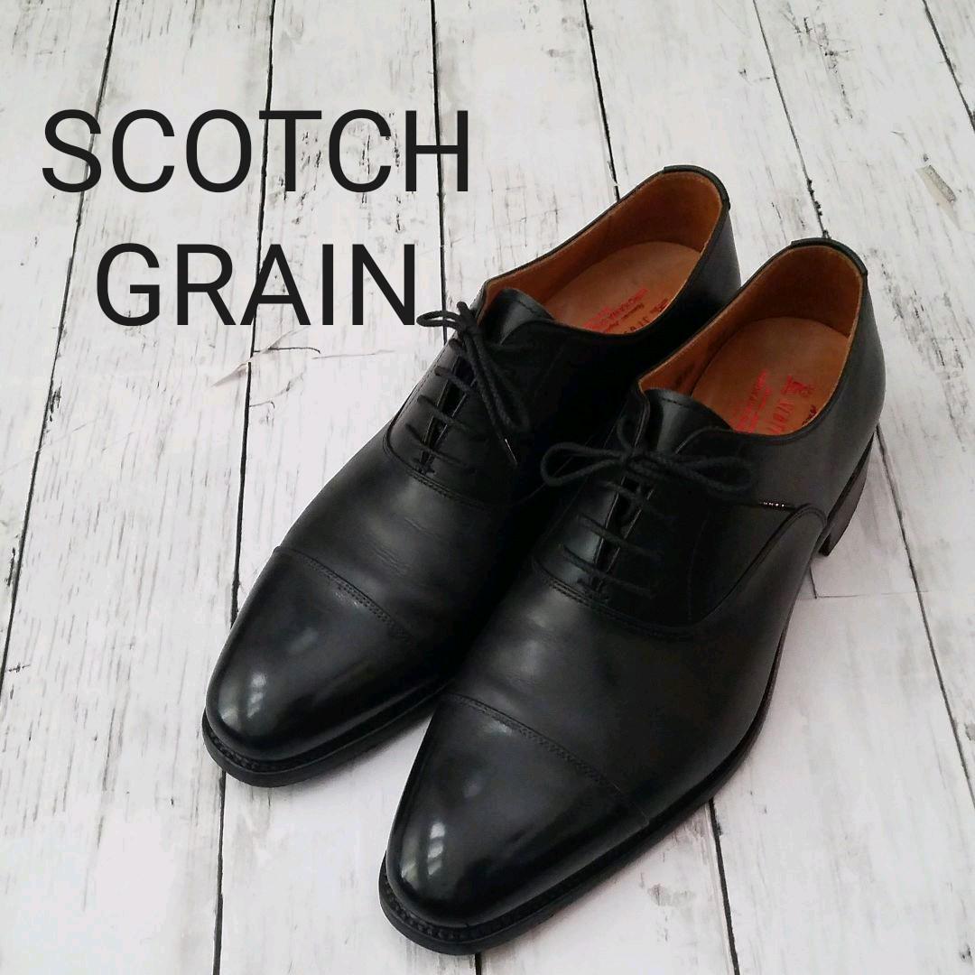 SCOTCHGRAINスコッチグレイン ストレートチップ 24.5cm L-55