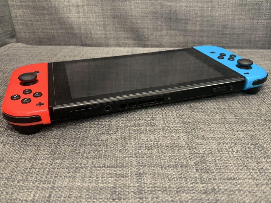 動作OK初期化済 新型 SWITCH スイッチ HAC-001 本体 フィルム貼