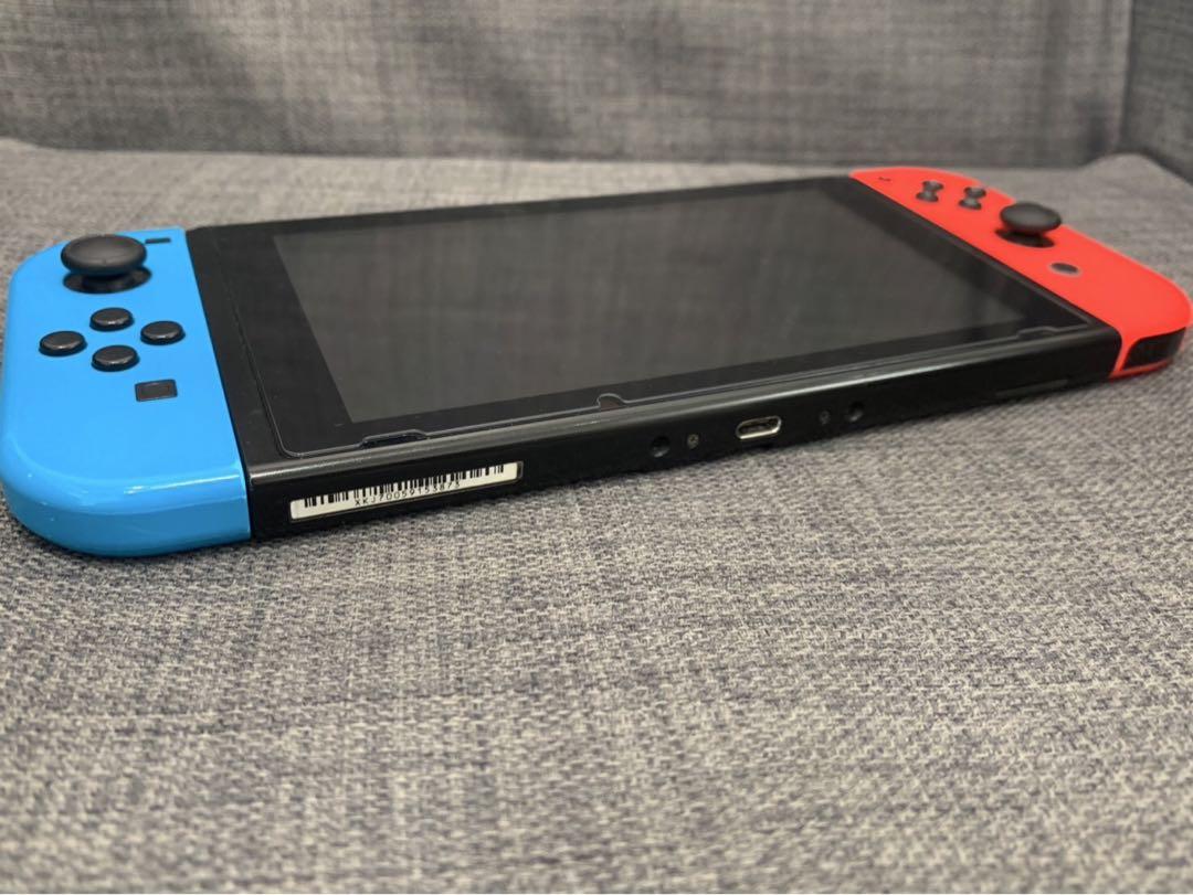 動作OK初期化済 新型 SWITCH スイッチ HAC-001 本体 フィルム貼