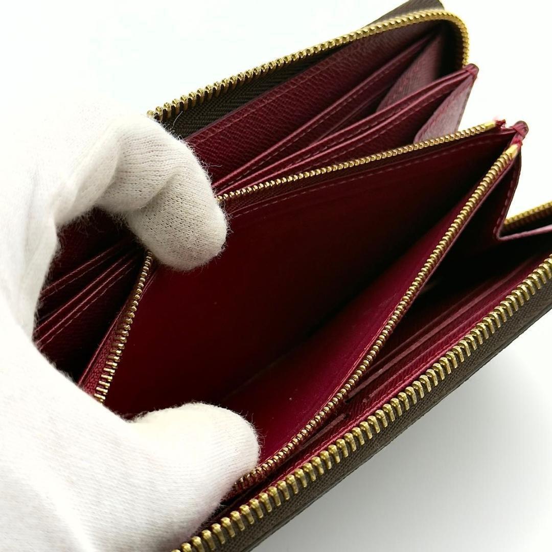 限定値下げ☆Louis Vuitton ジッピーウォレット　フューシャ ルイヴィトン【現行 未使用に近い】モノグラム フューシャ