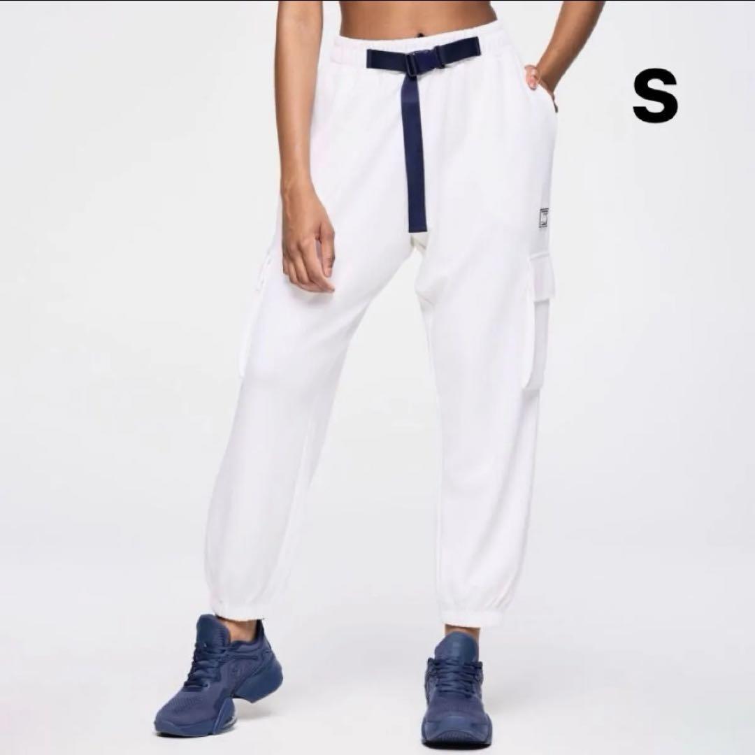 新品未使用　ZUMBAパンツ 新品】新品 zumba パンツ メンズ レディース 男女兼用 白/S