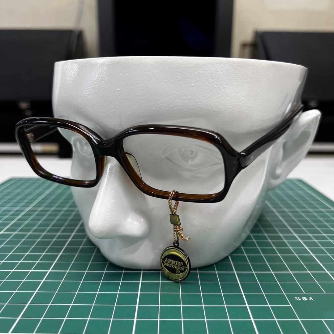 ヴィンテージ MOULIN フランス製　セルフレーム　メガネフレーム