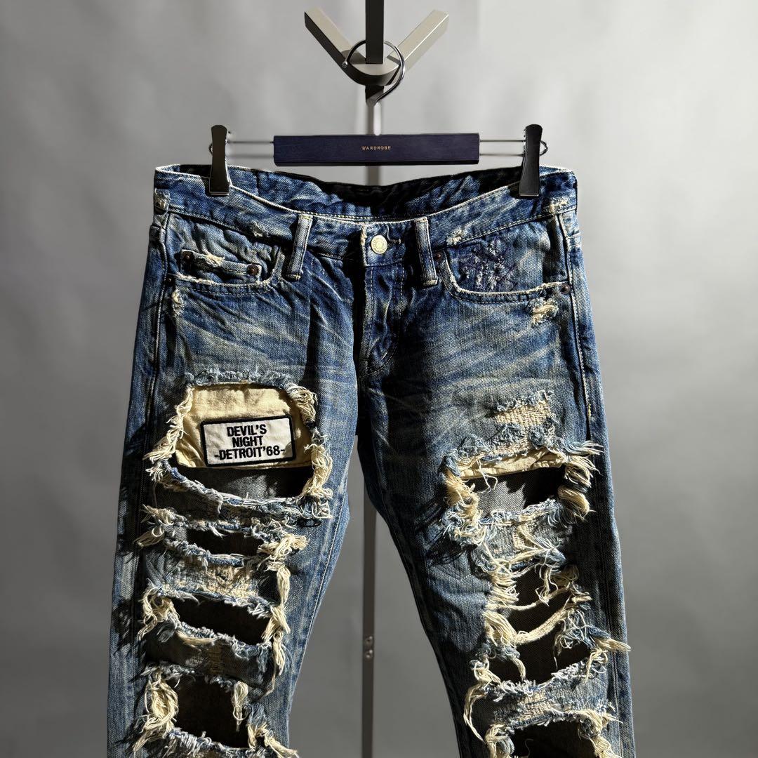 HYSTERIC GLAMOUR デストロイデニム 30 S〜M