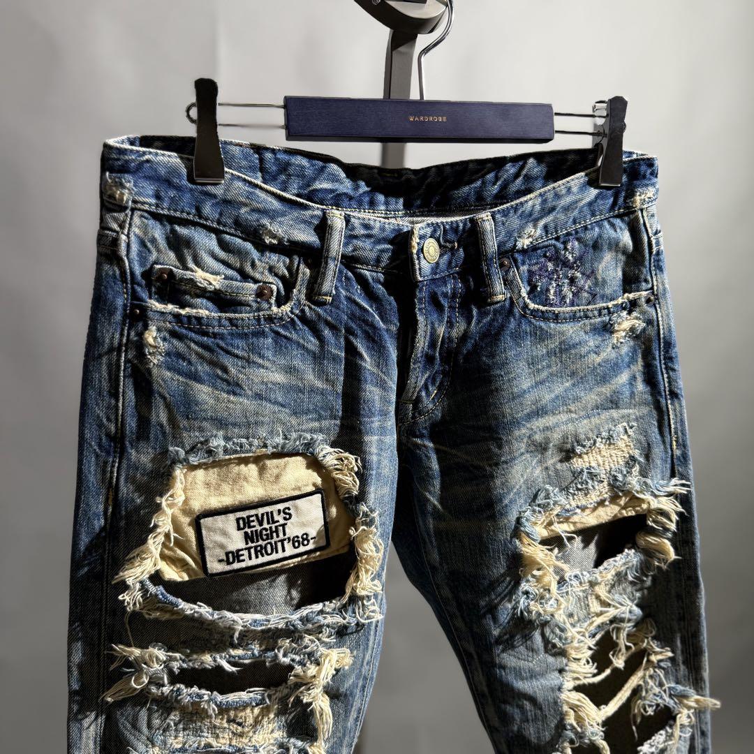HYSTERIC GLAMOUR デストロイデニム 30 S〜M