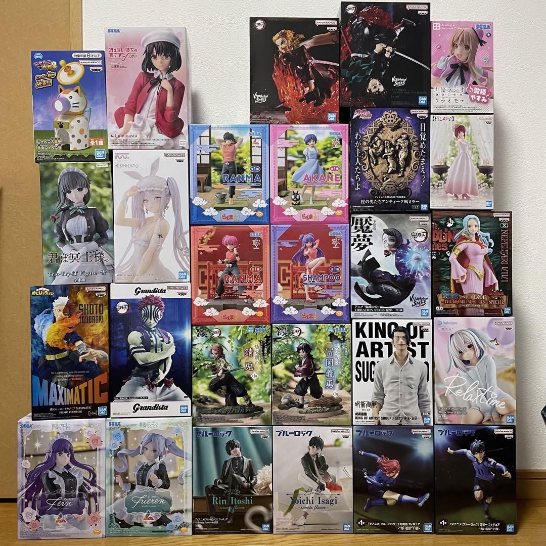 プライズフィギュアまとめ売り 　　　　　12点セット売り プライズ フィギュア まとめ売り27体 セット 難あり 格安 訳あり
