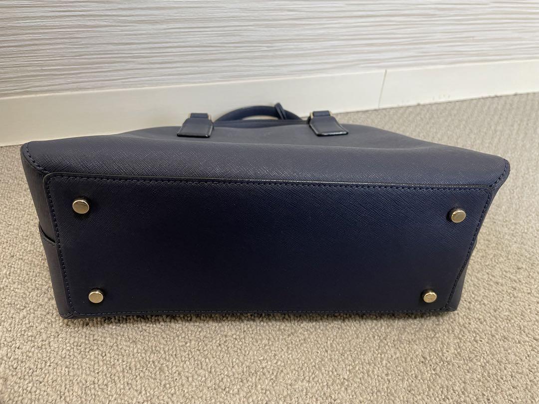 ケイトスペード kate spade NEWYORK 2wayバッグ ネイビー