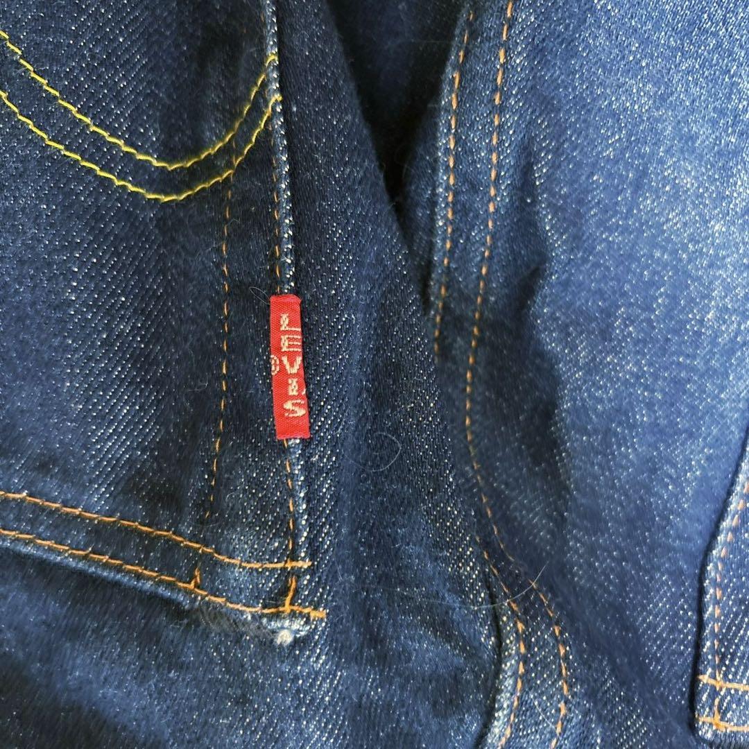 LEVI'S デニムパンツ 701 トルコ製 ビッグE 27㌅ 青 - メルカリ
