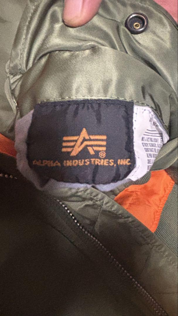ALPHA INDUSTRIES MA-1ジャケット オリーブグリーン